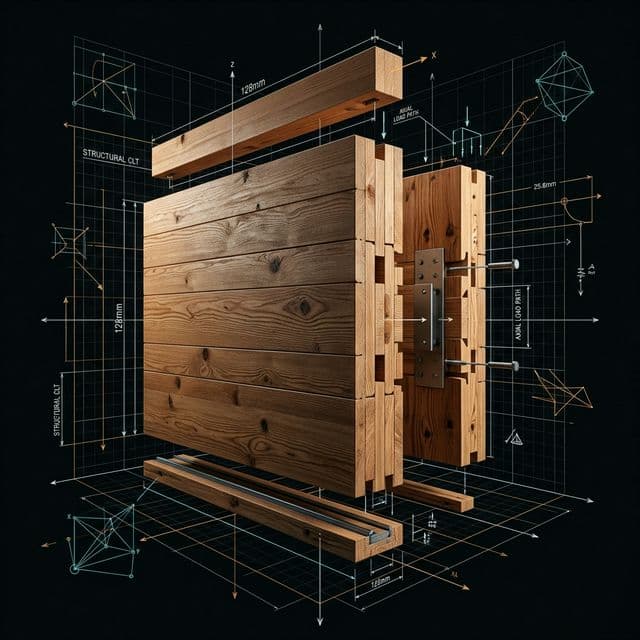 128mm Solid Timber Chassis Render